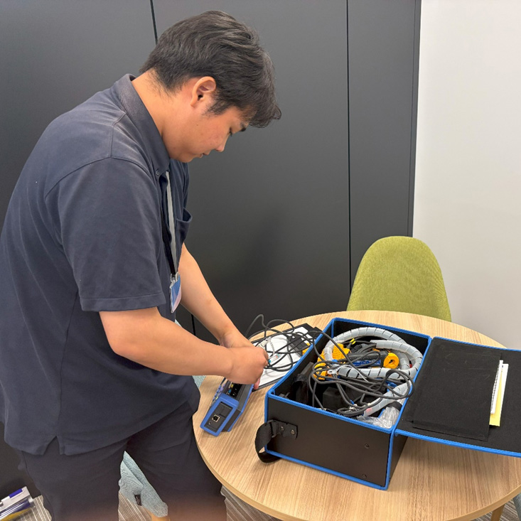 一日の流れ_技術04_現地作業の事前準備