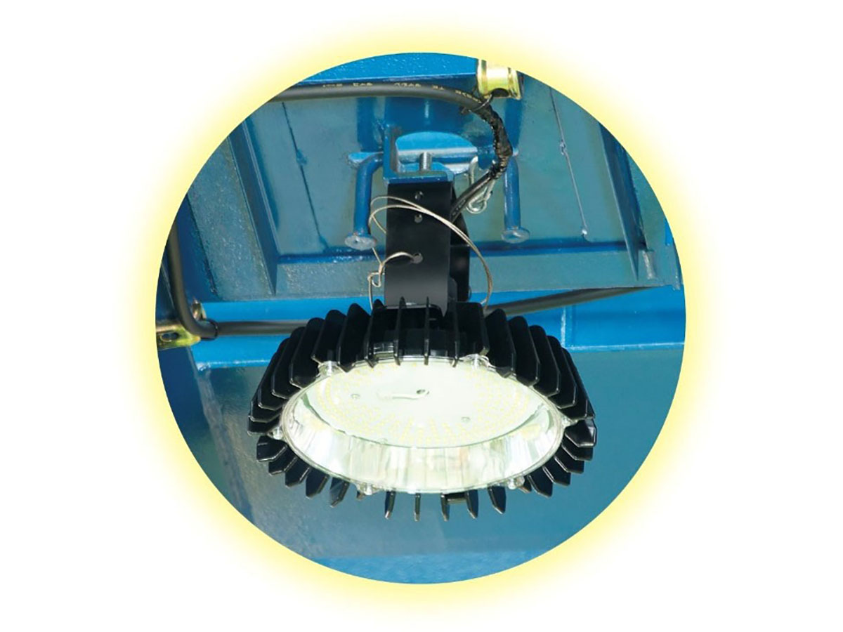 クレーン用LED導入工事